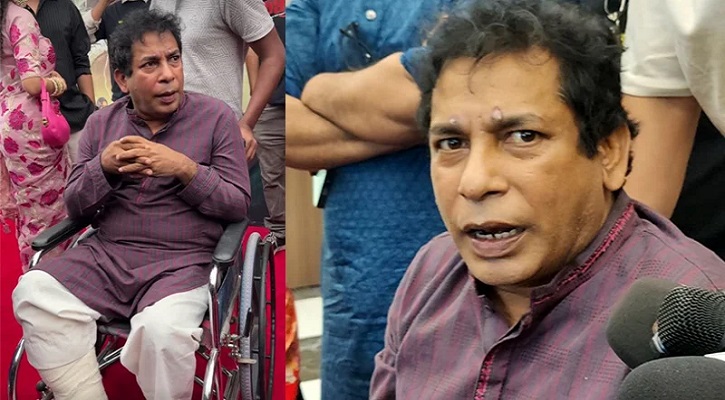 পায়ে অস্ত্রোপচার, হুইলচেয়ারে চলছেন মোশাররফ করিম